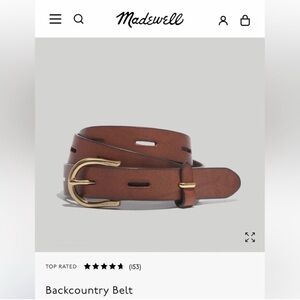 Madewell Leather Belt- size M